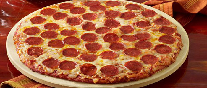 Double Pepperoni Pizza  14" 