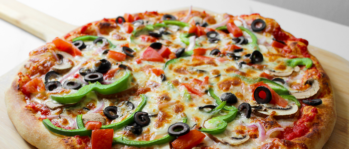 Spicy Veg Pizza  14" 