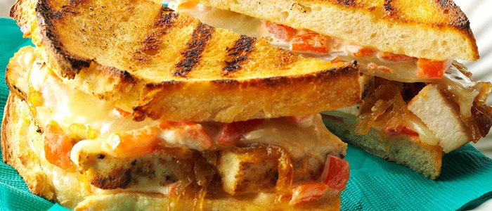 Spicy Chicken Panini  With Chips 